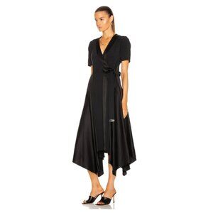Loewe Silk Panel Wrap Dress